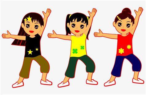 Group Dance Dancing Girl Dance Move Art - Girls Dancing Clipart PNG ...