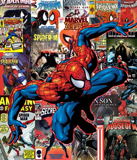 Spider-Man Comicbook Cover Collection Wallpaper by UndeadPixelArmy on DeviantArt