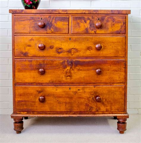 Huon Pine , highly figured, Chest of Drawers Circa 1845-55 | Domestic furniture, Colonial ...