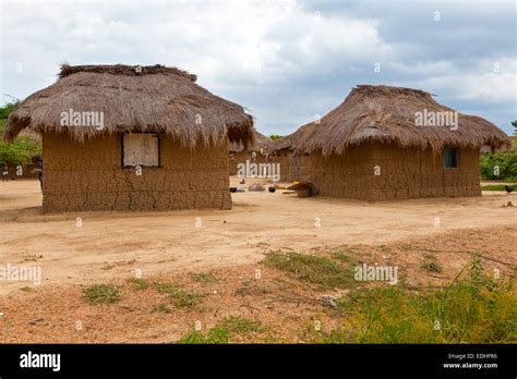 Thatched houses, Ada, Greater Accra, Ghana, Africa Stock Photo, Royalty Free Image: 77222662 - Alamy
