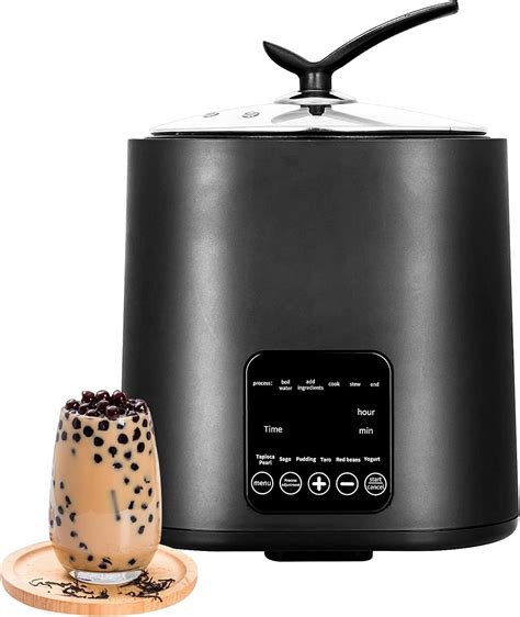 Commercial Fully Automatic Pearl Pot,9L Milk Tea Boba Pot Cooker,Milk Tea Pearl Maker,1300W ...