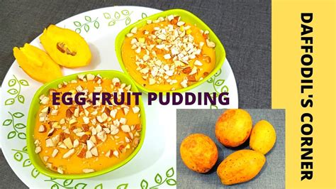 Canistel pudding|Egg fruit pudding|yellow sapote pudding|pudding recipes|No gelatin No agar agar ...