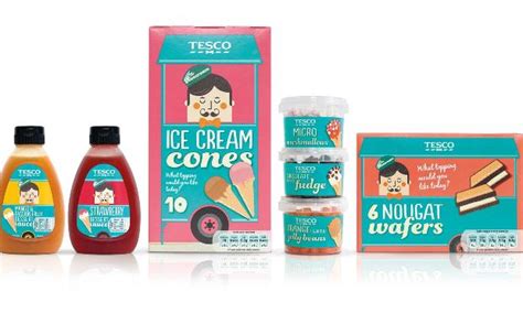 R Design creates pack design for new Tesco ice cream accompaniments ...