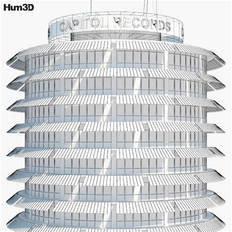 Capitol Records Building 3D model - Architecture on Hum3D