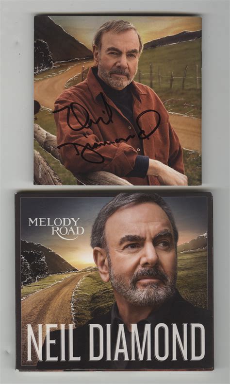 Lot Detail - Neil Diamond Signed "Melody Road" CD Insert