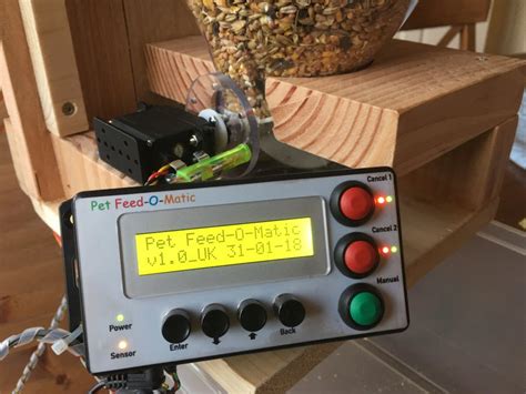 Easy-to-Build Pet Feeder - Phone App control soon! - Arduino Project Hub