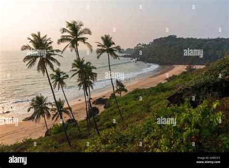 Sunset at Cabo de Rama Beach Goa Stock Photo - Alamy