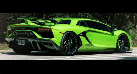 Lamborghini Aventador SVJ Rocks Gloss Black Vossen Alloys, Novitec ...