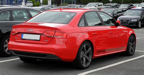 File:Audi A4 TFSI S-line (B8) – Heckansicht, 13. Juni 2011, Wuppertal ...