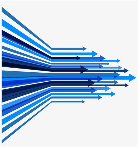 Arrow Vector - Blue Arrow Abstract Transparent PNG - 3283x3336 - Free Download on NicePNG