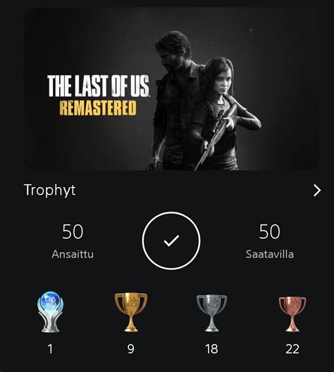 [Last of Us: Remastered] Took over year but I finally got it. : r/Trophies