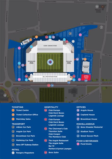 Ibrox Stadium Map