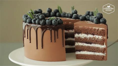 Blueberry Chocolate Cake Recipe - Cooking Tree