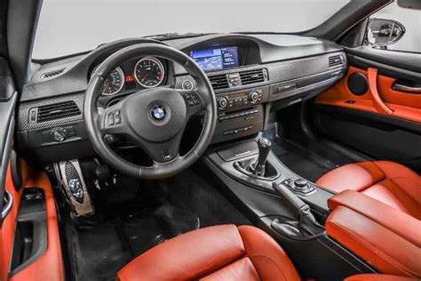 2013 BMW M3 Competition Package Manual Transmission Low Miles Red Interior