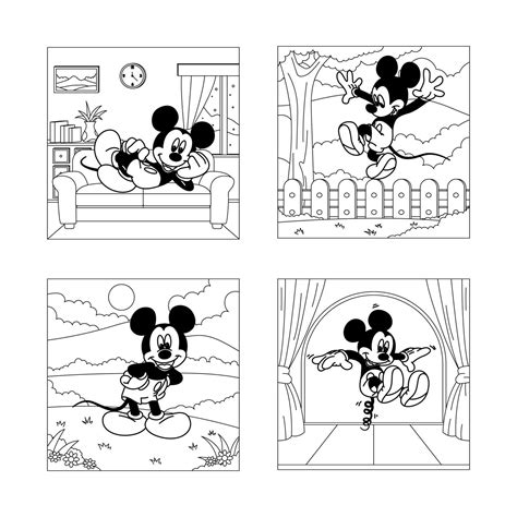 Cute Mouse in Coloring Book Collection 25322907 Vector Art at Vecteezy