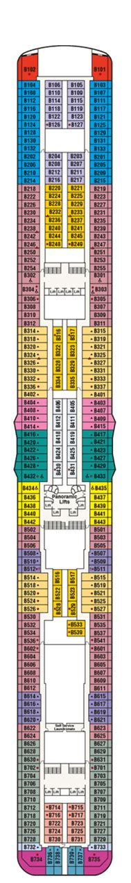 Enchanted Princess Deck plan & cabin plan