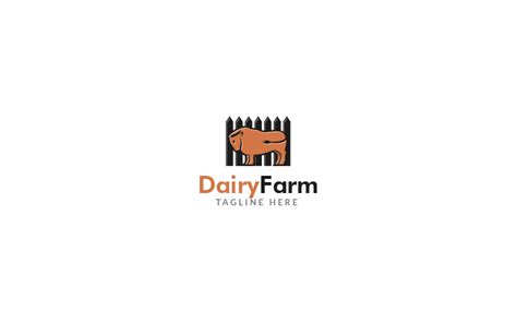 Dairy Farm Logo Design Template #191656 - TemplateMonster