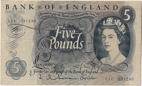 Victorian Pound Note | Great Britain Bank Notes. | Victorian Pound Note ...