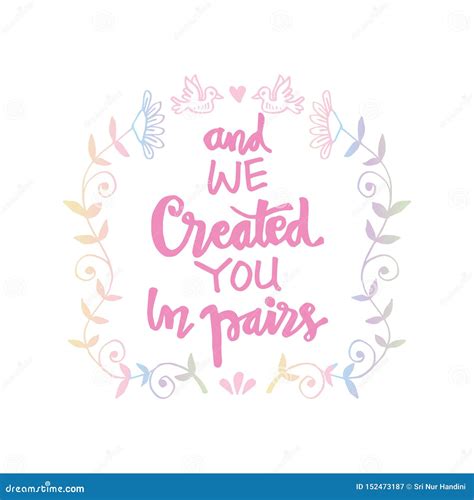 And we Created You in Pairs. Stock Vector - Illustration of arab, isolated: 152473187