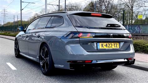 Peugeot 508 PSE hybrid estate undergoes Autobahn acceleration test