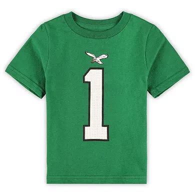 Toddler Nike Jalen Hurts Kelly Green Philadelphia Eagles Player Name & Number T-Shirt