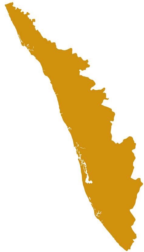 Kerala Map Vector Illustration Of District Map Of Kerala With Outline | Porn Sex Picture