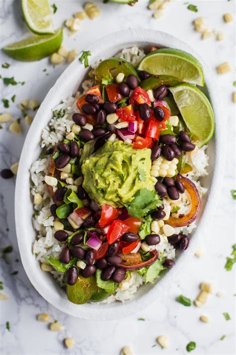 Chipotle Inspired Vegan Burrito Bowl | B. Britnell