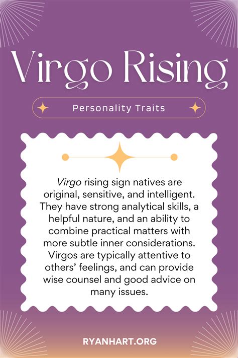 Virgo Rising Sign & Ascendant Personality Traits | Ryan Hart