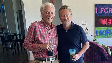 Matthew Perry Shares A Rare Photo With His Lookalike Dad