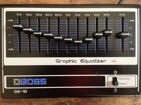 Boss GE-10 Graphic Equalizer image (#1726686) - Audiofanzine