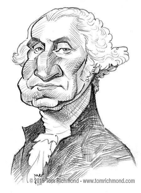 George Washington Sketch at PaintingValley.com | Explore collection of ...