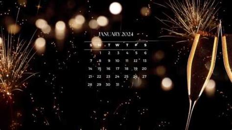 January 2024 Desktop Calendar Wallpaper - iXpap