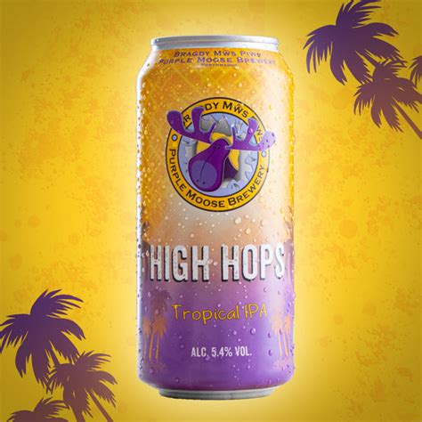 High Hops - Tropical IPA (440ml cans) | Purple Moose Brewery Ltd