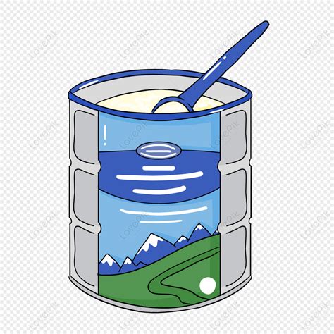 Opened Milk Powder Can PNG Transparent And Clipart Image For Free ...