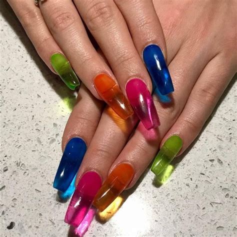 Jelly Nails Jellies Glass Candy Nails | Jelly nails, Glass nails, Uv nails