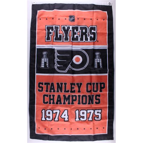 Philadelphia Flyers 36x60 Stanley Cup Champions Flag | Pristine Auction