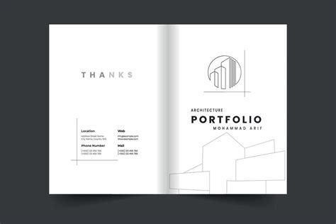 Free Architecture Portfolio Cover Page Template In Ms - vrogue.co