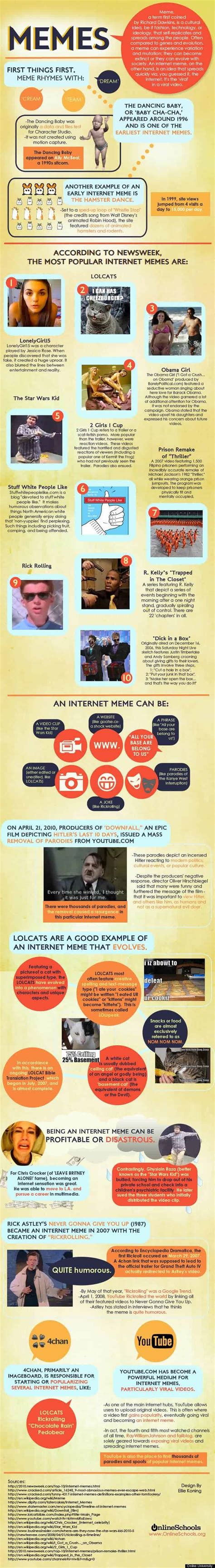 Internet Memes | Daily Infographic