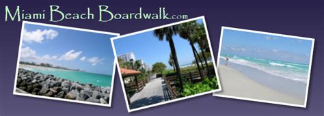 Miami Beach Boardwalk - South Beach and Miami Beach Information