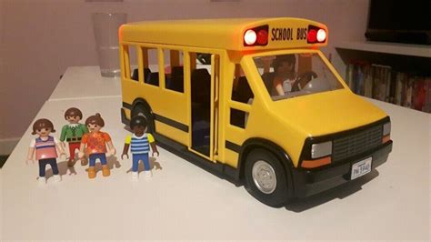 Playmobil School Bus - excellent condition from clean, smoke and pet ...