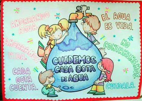 Cartelera agua | Cartelera del medio ambiente, Dia mundial del agua, Agua para colorear