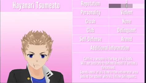 Delinquent profiles | Yandere Simulator Amino