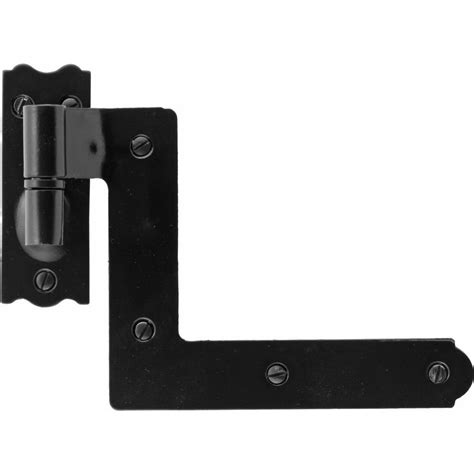 DELANEY HARDWARE 4.25 in. Black Exterior Shutter Hinge for Stone Siding (Set of 4) 489400 - The ...