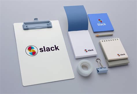 Slack logo design brand identity on Behance