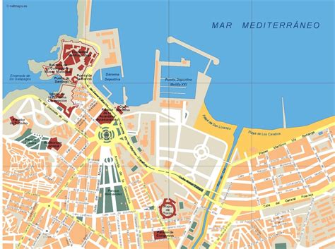 Melilla Vector map. Eps Illustrator Map | Vector World Maps