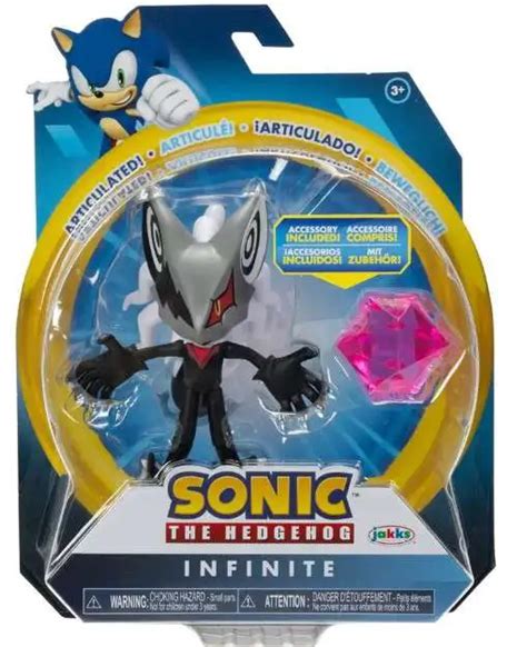 Sonic The Hedgehog Wave 13 Infinite 4 Mini Figure Modern, with Phantom Ruby Jakks Pacific - ToyWiz