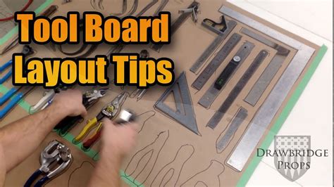 How to Layout a Shop Tool Board - Quick and Easy Tip - YouTube