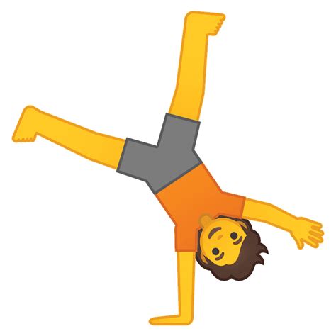 Person cartwheeling emoji clipart. Free download transparent .PNG ...