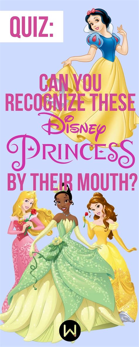 Disney Quiz: Can You Recognize These Princesses By Just Their Mouths ...