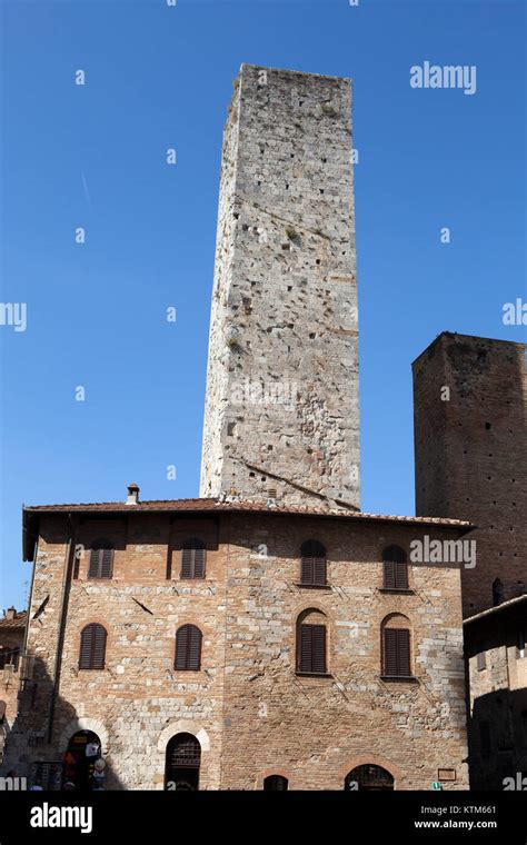 San Gimignano towers, Tuscany, Italy Stock Photo - Alamy